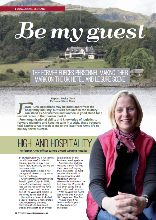 Loch Melfort Hotel in Soldier magazine